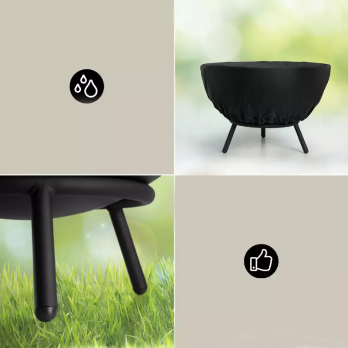 Palenisko Ogrodowe Metalowe Regulowane z Blachy na Ognisko - Taras, Ogród + Pogrzebacz - obrazek 11