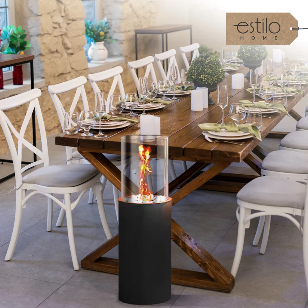 Biokominek wewnętrzyny zewnętrzny ogrodowy duży okrągły (4)