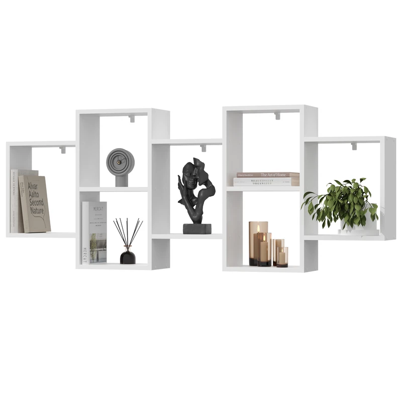 Półka Wisząca Regał na Ścianę do Pokoju Dziecka, Salonu, Kuchni 160cm - ZENDA