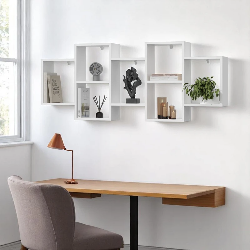 Półka Wisząca Regał na Ścianę do Pokoju Dziecka, Salonu, Kuchni 160cm - ZENDA - obrazek 2