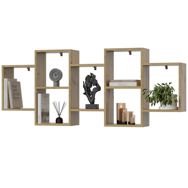 Półka Wisząca Regał na Ścianę do Pokoju Dziecka, Salonu, Kuchni 160cm - ZENDA - obrazek 17