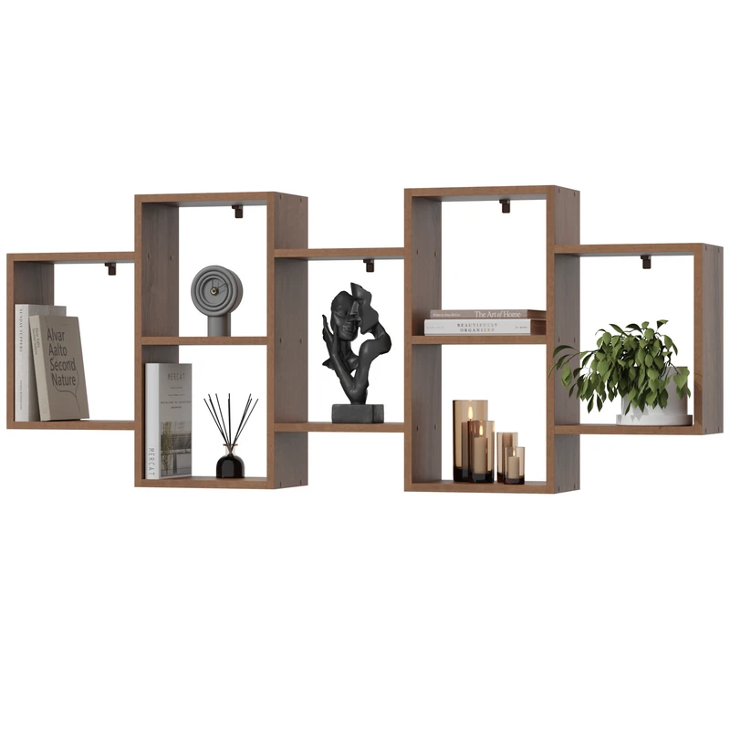 Półka Wisząca Regał na Ścianę do Pokoju Dziecka, Salonu, Kuchni 160cm - ZENDA - obrazek 13