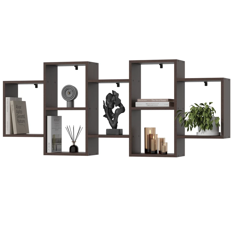 Półka Wisząca Regał na Ścianę do Pokoju Dziecka, Salonu, Kuchni 160cm - ZENDA - obrazek 12