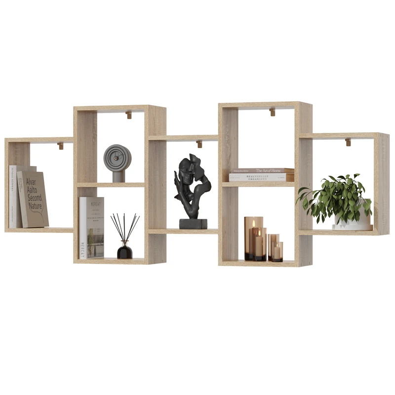 Półka Wisząca Regał na Ścianę do Pokoju Dziecka, Salonu, Kuchni 160cm - ZENDA - obrazek 11