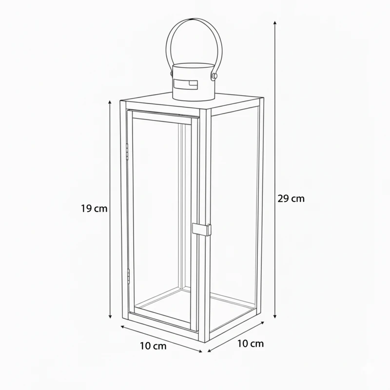 lamlion mały estilohome złoty srebrny czarny wymiary