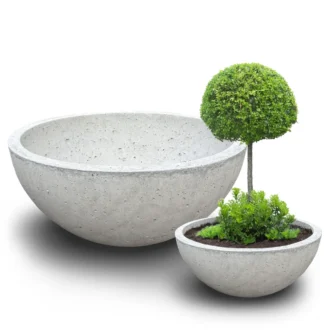 Donica Betonowa Ogrodowa Ø90cm Misa Duża na Kwiaty Trawę Drzewka